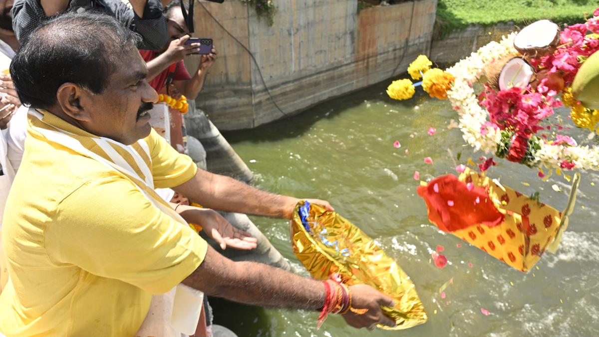 1,500 cusecs of Krishna water released to eastern canals in Vijayawada